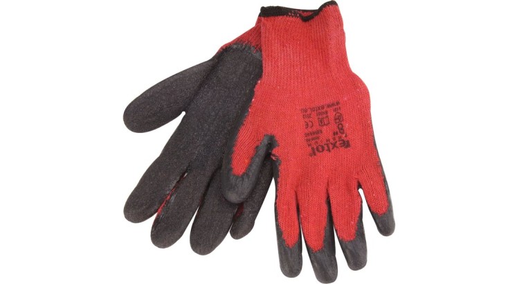 Extol Premium 8856642 Rukavice polomáčené bavlněné v latexu vel.10"