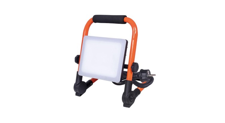 SOLIGHT WM-30W-FEQ LED reflektor se sklopným stojanem, 50W, kabel se zástrčkou