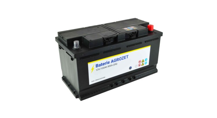 AGROZET Premium Baterie 12V/100Ah (800A EN)
