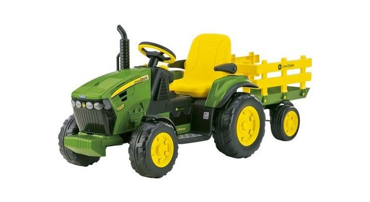 John Deere IGOR0047Li Traktor elektrický John Deere s vlekem a radiem Lithium 33