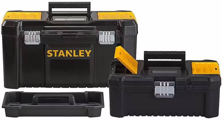 Stanley STST1-75772 Set boxů 48x25x25cm + 32x19x13cm kovová přezka