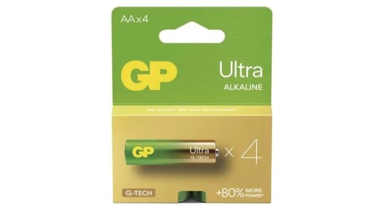 EMOS B02214 GP Ultra LR6 Alkalická baterie (AA) 4 ks