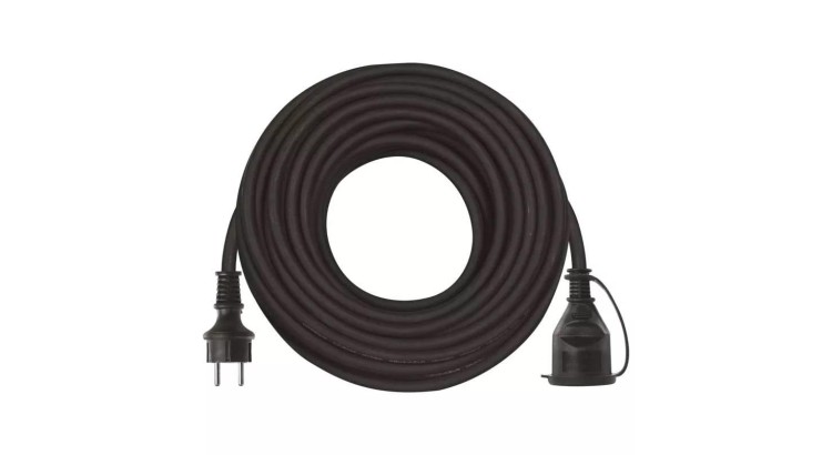 Emos P01725R Kabel prodlužovací venkovní 25 m / 1 zásuvka/guma-neopren/230 V