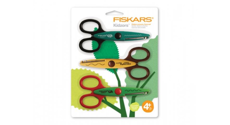 Fiskars 1003845 Dětské nůžky Kidzors Mokřadová zvířátka 3 ks