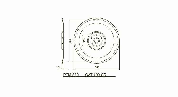 Plaz bubnu # 512 mm