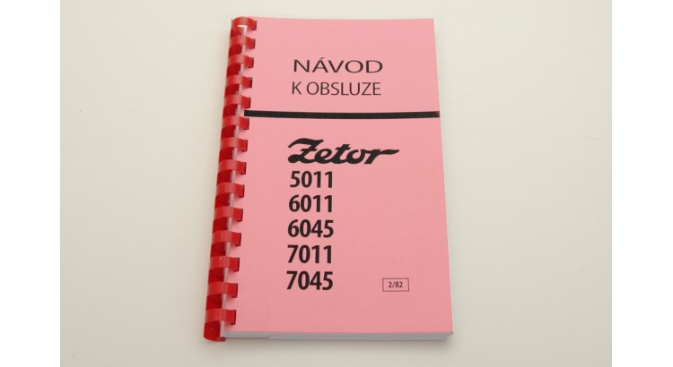 Návod k obsluze a ůdržbě Z 5011-7045 222212165