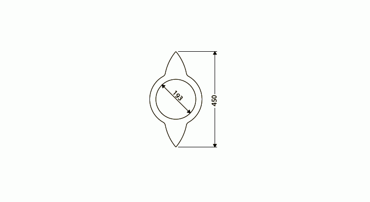 Výseč rotoru kasače 2špice 3320587