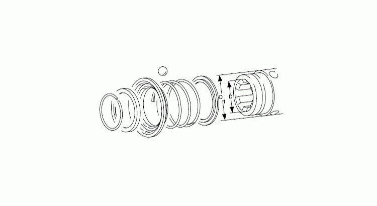 GKN Walterscheid 1376107 / 376107 Sada Agraset 124