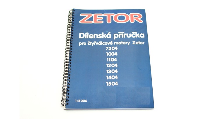 Dílenská příručka motor  Z 7204-1504 1/2006