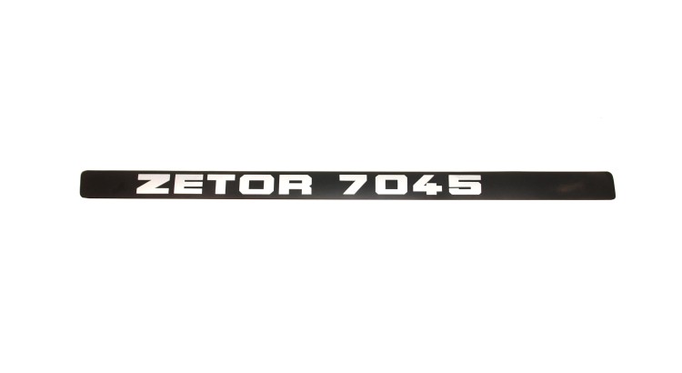 Nápis 7045 levý