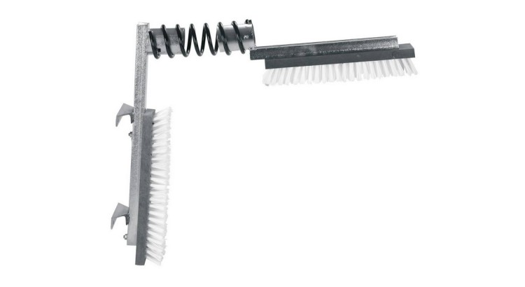 Kartáč drbací pro skot nylon komplet svislý + horizontální na pružinu