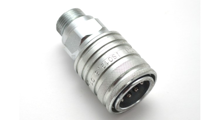 Rychlospojka zásuvka ISO 12,5 M22x1,5 na rozvaděč