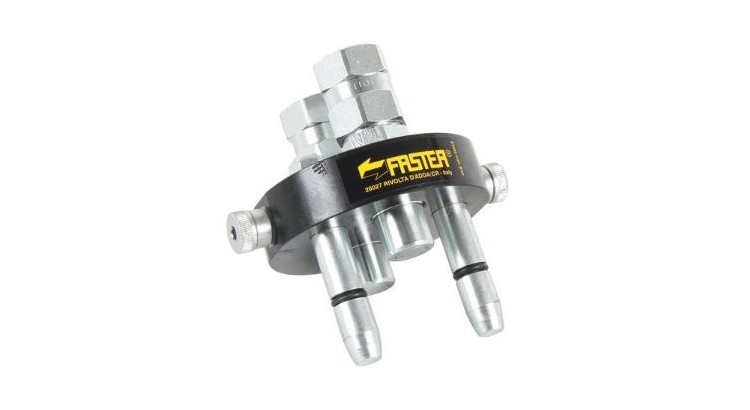 Multispojka Faster - konektor zástrčka DN10-2x1/2"