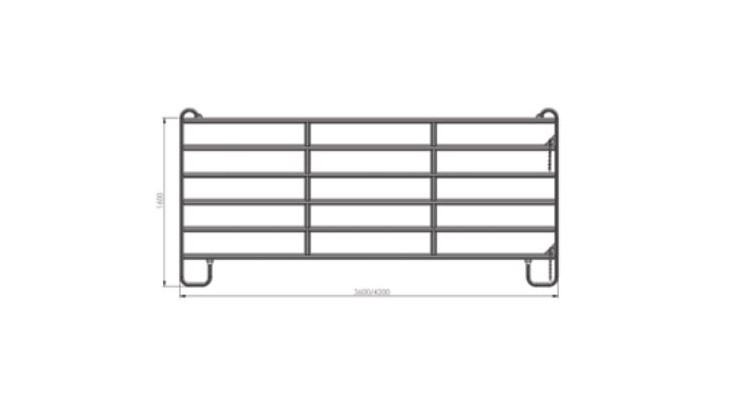 Panel Texas 4,2 m  rozměr 1600x4200 mm