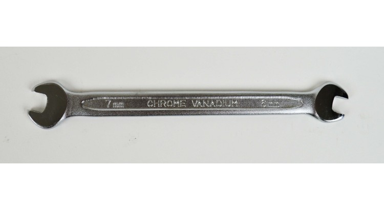 TONA EXPERT E113250 Otevřený oboustranný klíč DIN 3110 6x7 mm