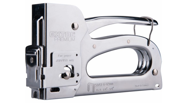 Extol 8851105 Pistole sponkovací 3funkční, 6-12mm, včetně 100ks spon