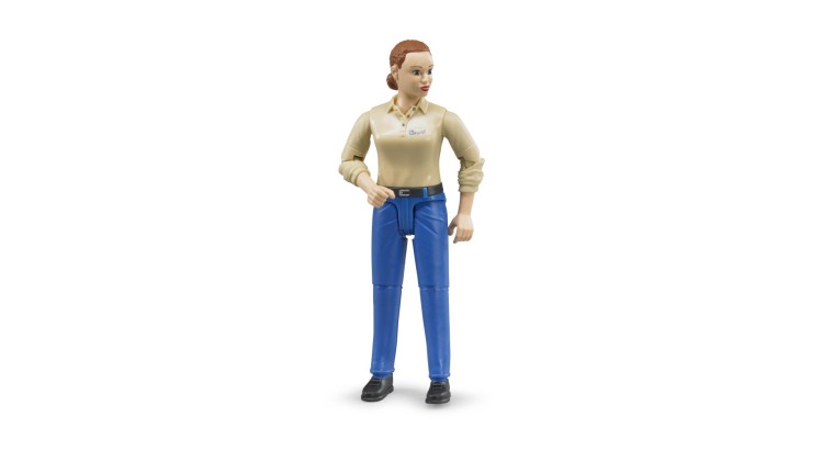 Bworld Figurka žena, modré kalhoty 60408