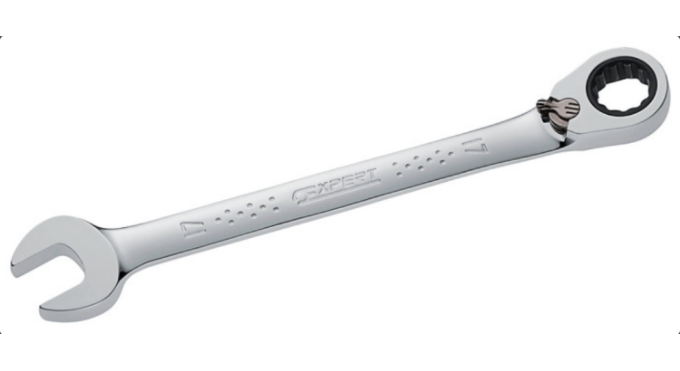 TONA EXPERT E117371 Ráčnový klíč 22 mm s přepínací páčkou