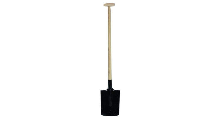 Rýč hranatý černý s násadou T 90 cm