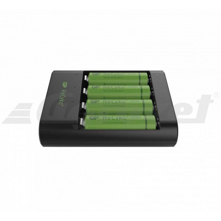 Nabíječka baterií GP USB U421 + 4AA GP ReCyko+ 2700