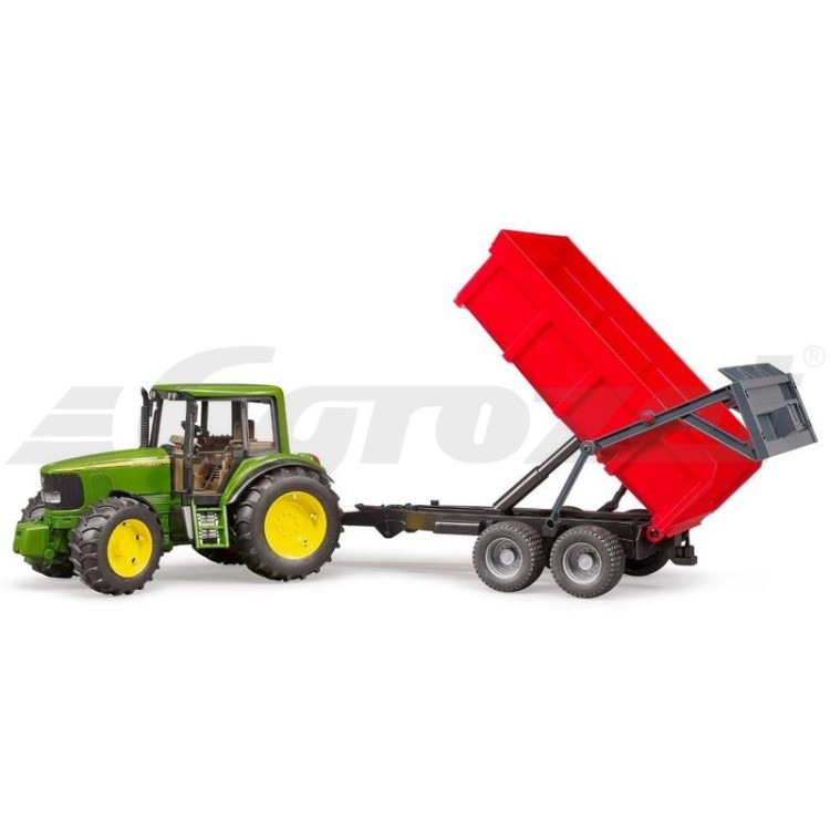 Traktor John Deere 6920 + sklápěcí valník Bruder 02057
