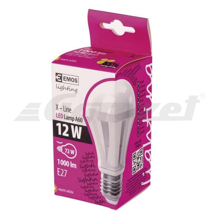 Žárovka LED A60 12W E27 teplá bílá