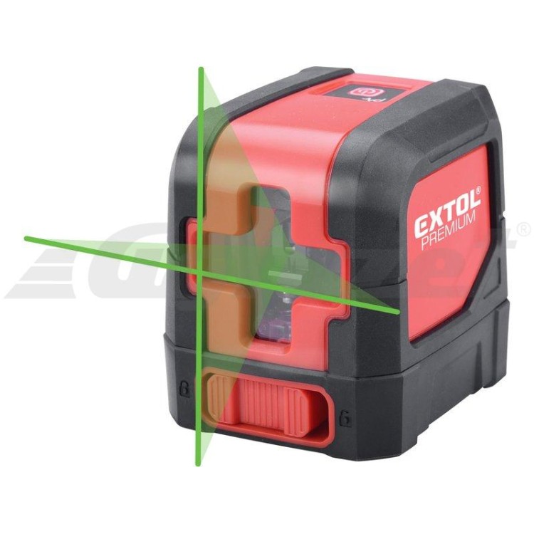 Extol Premium 8823306 laser zelený liniový, křížový samonivelační
