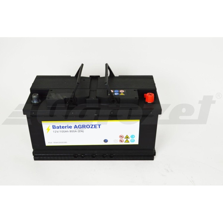 Baterie AGROZET Premium 12V/100Ah (800A EN)