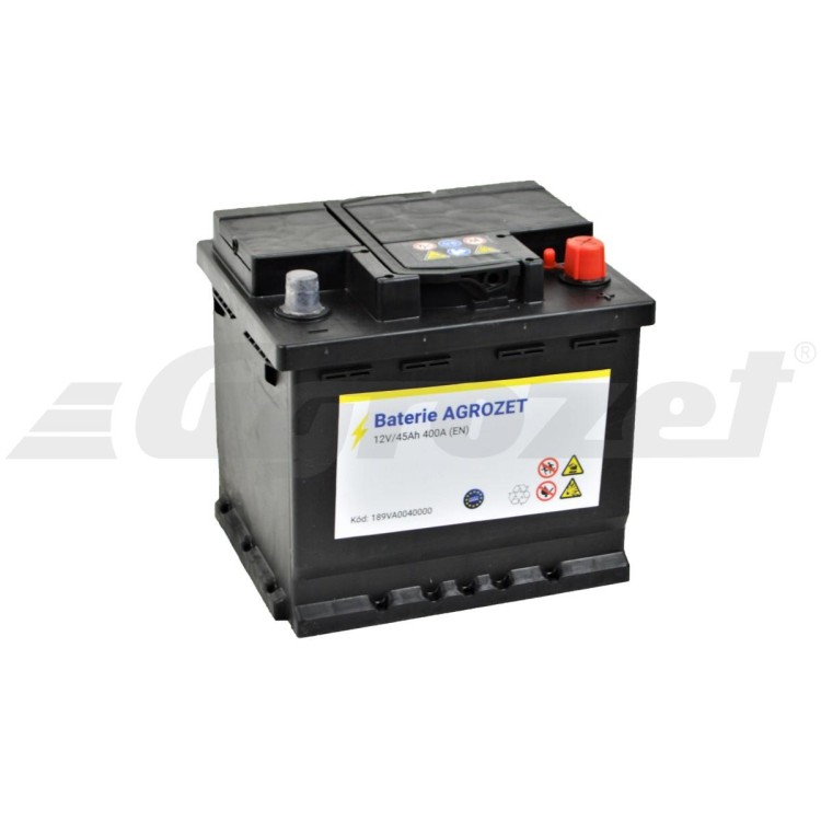 Baterie AGROZET Premium 12V/45Ah 400A EN