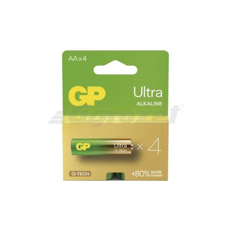 GP Ultra LR6 Alkalická baterie (AA) 4 ks