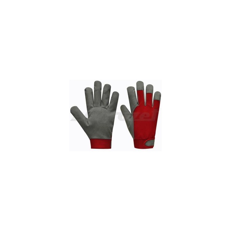 Pracovní rukavice UNI FIT ECO velikost 9, červené - blistr