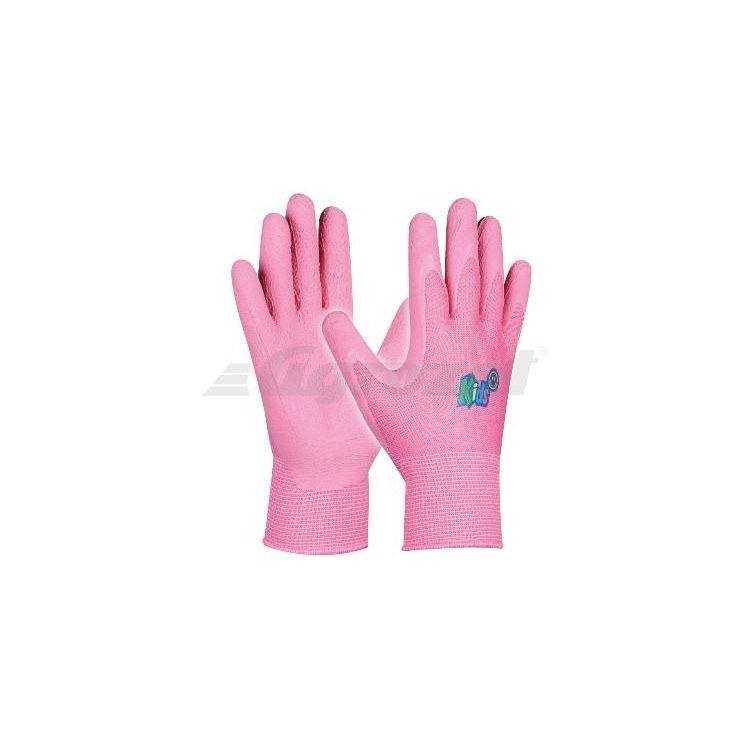 GEBOL - KIDS PINK dětské pracovní rukavice vel. 5