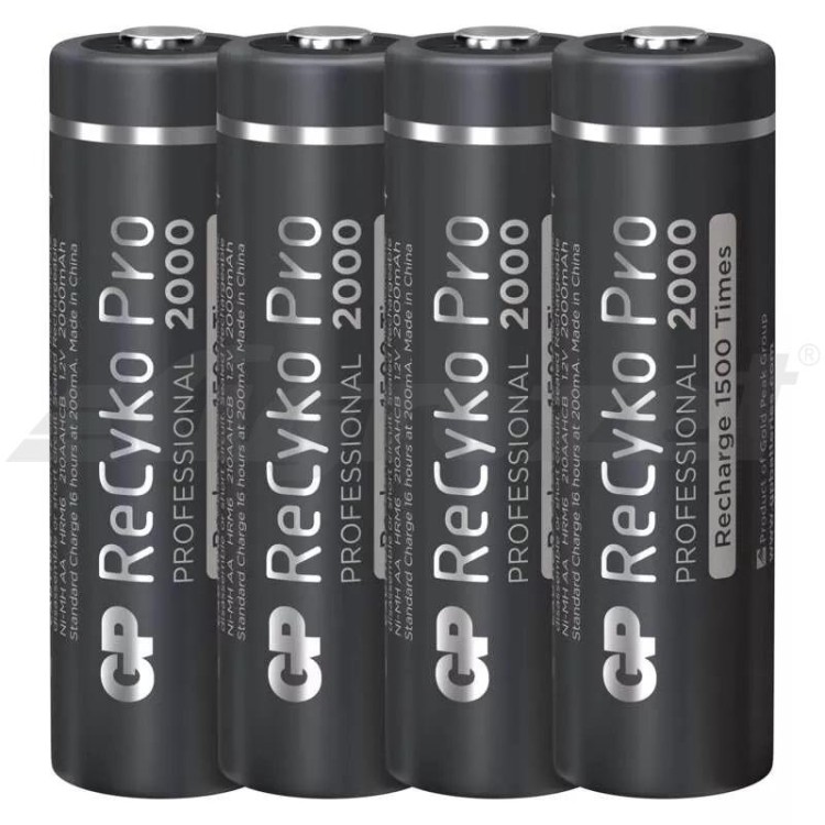 EMOS B22204 Nabíjecí baterie GP ReCyko Pro Professional AA (HR6), 4 ks