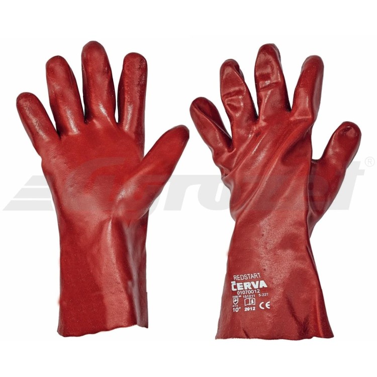 Pracovní rukavice REDSTART 35 cm vel. 10