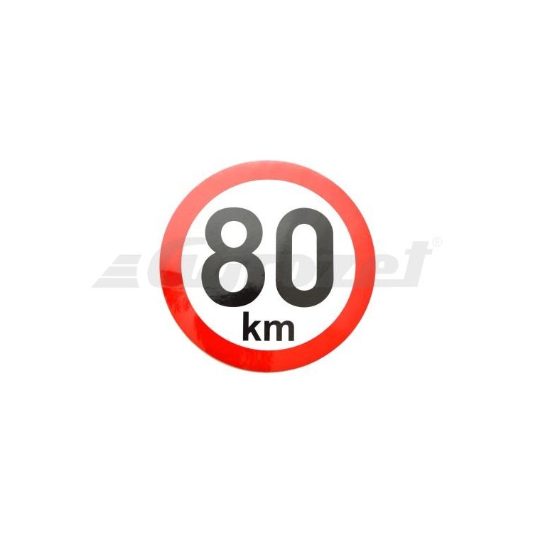 Samolepicí rychlost refl. tř. 1 80 km  průměr 15cm