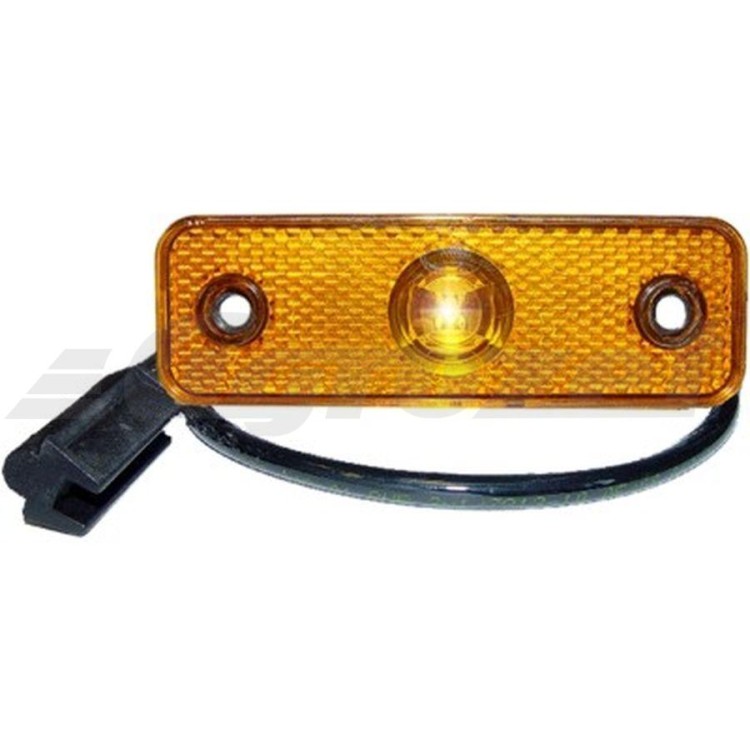 Svítilna boční vymezovací žlutá LED 12V