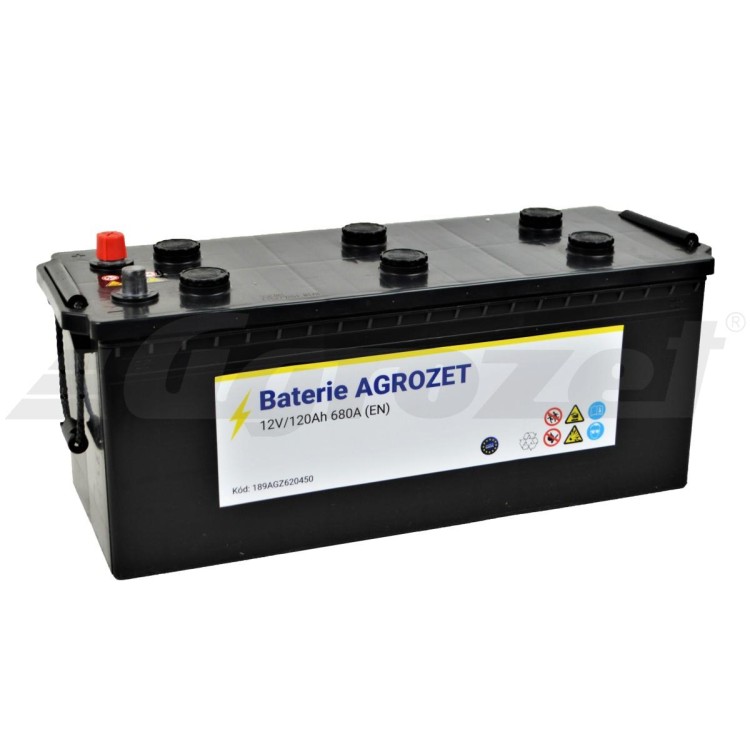 AGROZET Premium Baterie 12V/120Ah (680A EN)