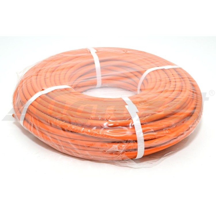 Vysokonapěťový kabel pro elektrické ohradníky dvojitá izolace 50 m oranžový