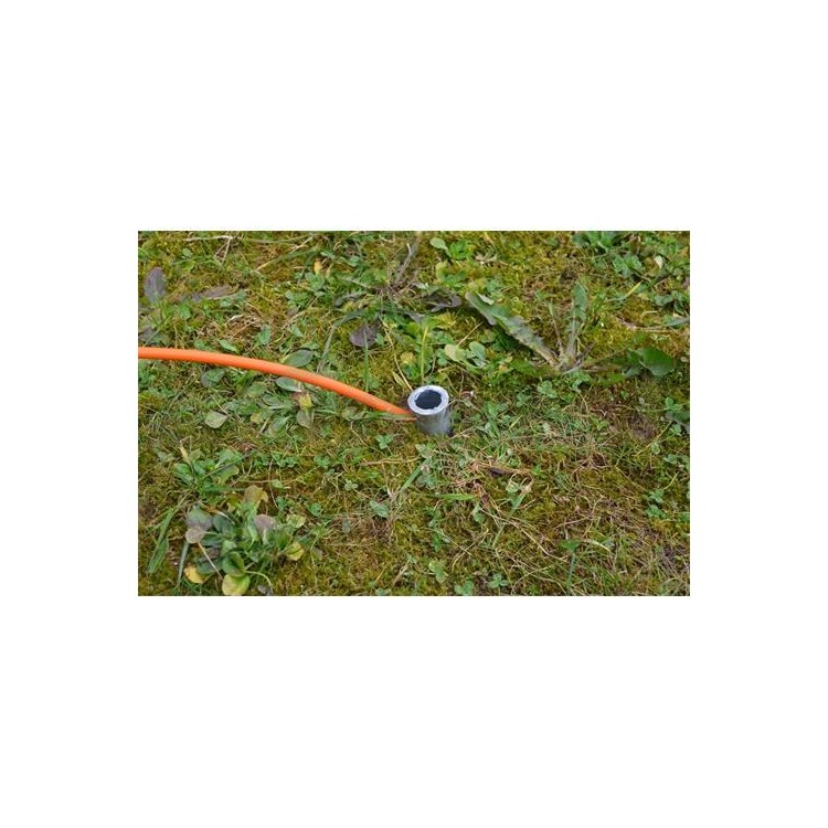 Zemnící tyč pro elektrické ohradníky - pozinkovaná, 1 m, 3/4", šroub M8