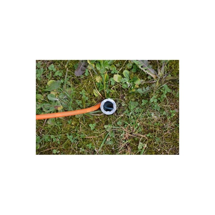 Zemnící tyč pro elektrické ohradníky - pozinkovaná, 1 m, 3/4", šroub M8