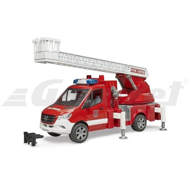 MB Sprinter hasič žebřík se světelným a zvukovým modulem Bruder 02673