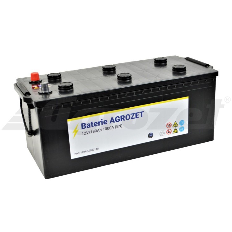 Baterie AGROZET Premium 12V/180Ah (1000A EN)