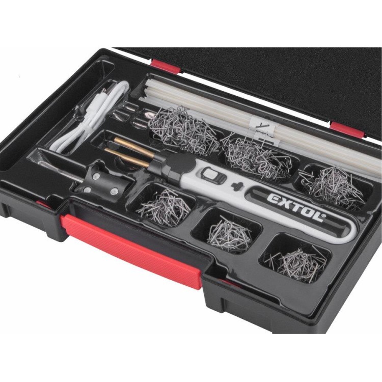 EXTOL 8891505 Svářečka sponkovací na plasty aku, USB nabíjení
