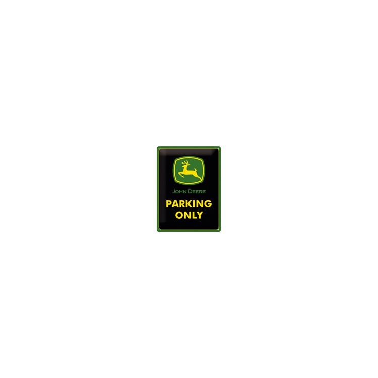 Plechová cedule "Parking Only" John Deere