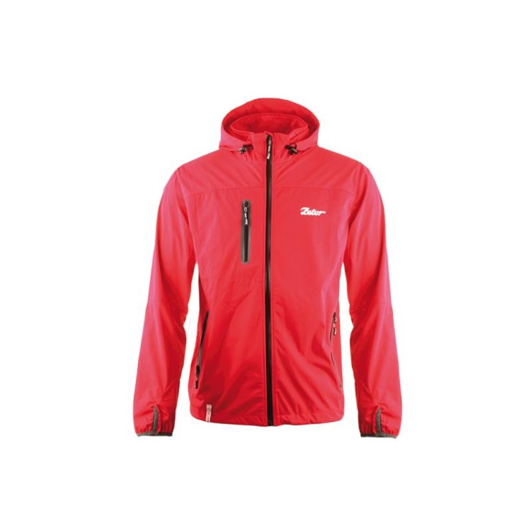 Bunda pánská - lightsoftshell červená, vel. XL