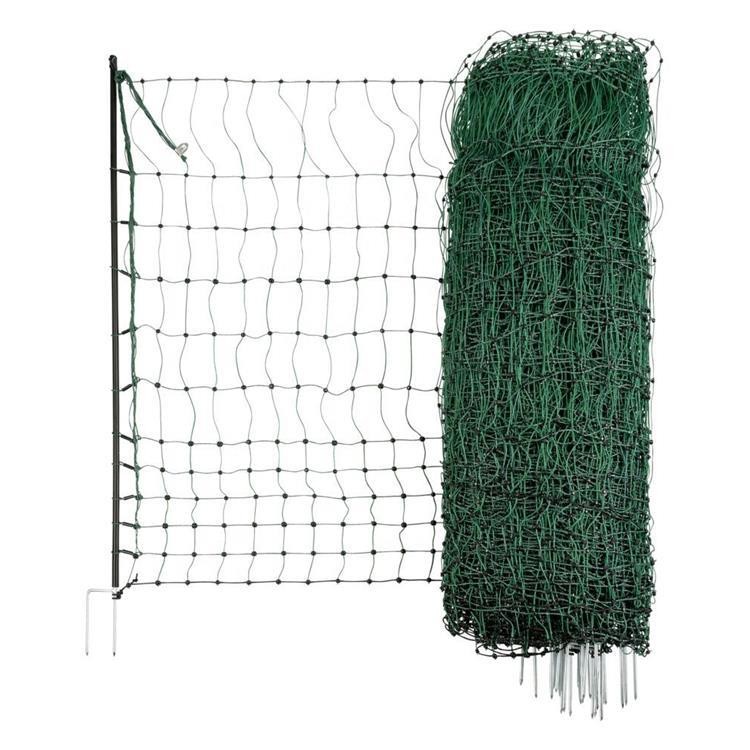 Síť pro drůbež PoultryNet, zelená, vodivá, výška 106 cm, délka 25 m, dvojitá špi