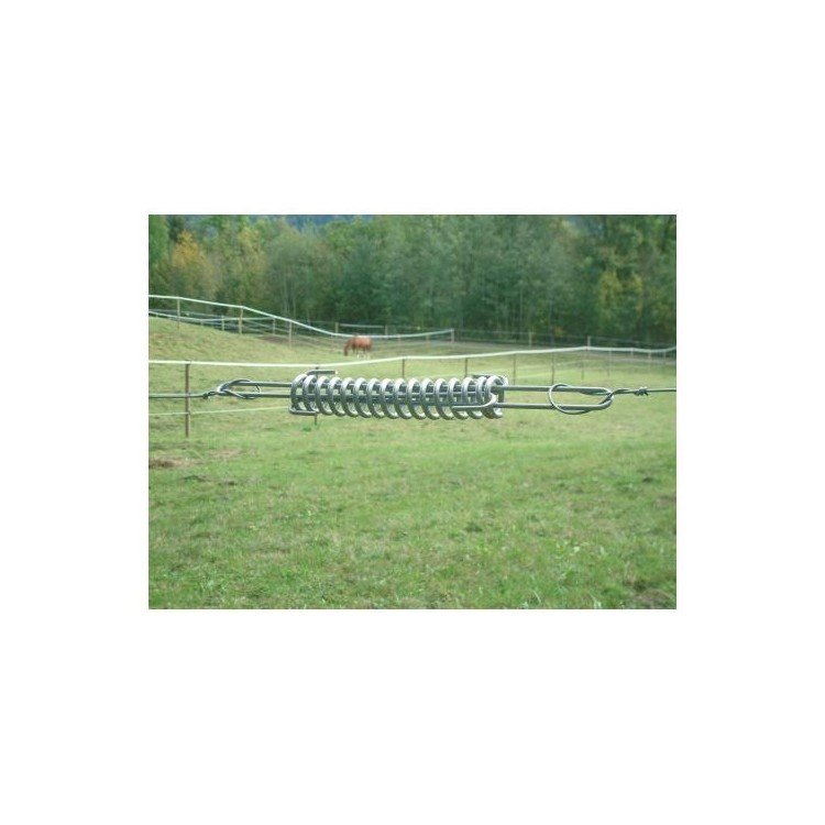 Pružina dilatační  pro vodiče elektrických ohradníků, 200 mm, nerezová