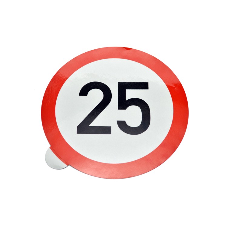 Samolepící rychlost refl.tř. 1 25 km