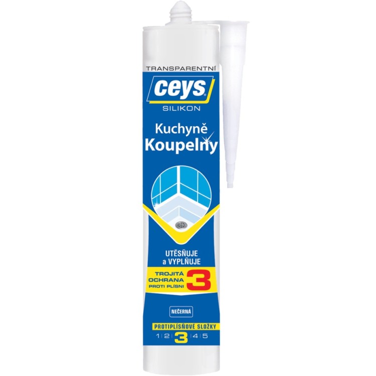 ceys 42505531 SILIKON Koupelny a kuchyně transparent 280ml