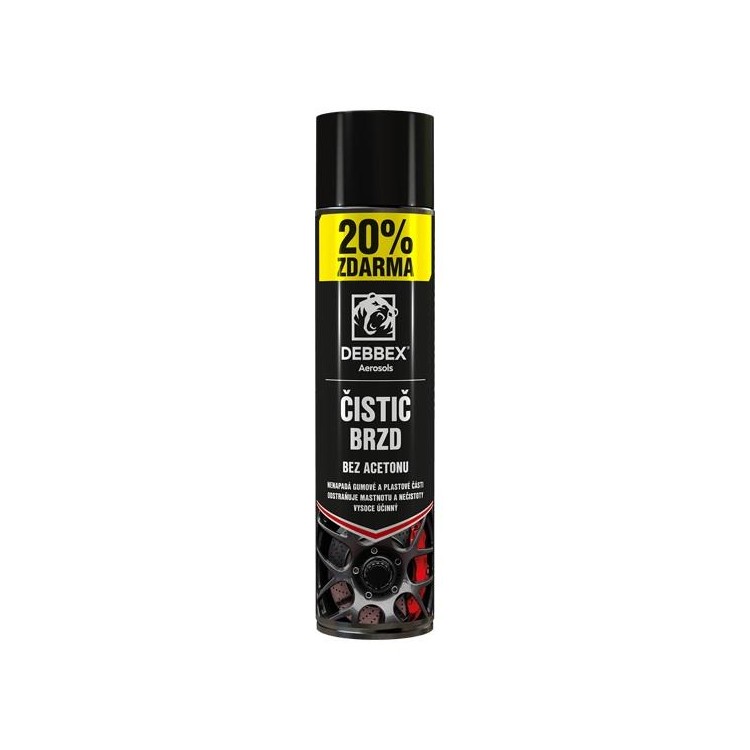 DEN BRAVEN TA10114 Čistič brzd bez acetonu 500ml +20% ZDARMA